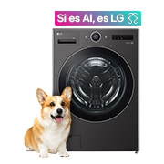 LG Lavasecadora LG Carga Frontal Slim - Capacidad 16kg / 8kg - Color Grafito, Vista frontal de Lavasecadora LG Carga Frontal AI DD™ (Inteligencia Artificial) - Capacidad 20kg / 10kg - Color Grafito, WD20EGNTS6P, WD16EGNT6PC, thumbnail 1